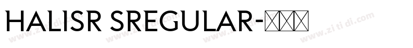 HalisR SRegular字体转换 HalisR SRegular字体转换